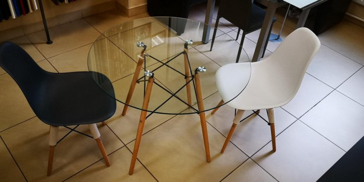 Стол eames стекло