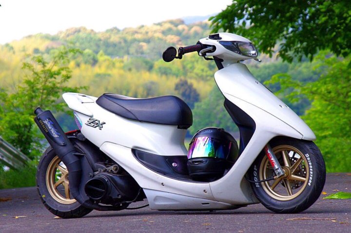 Honda Dio Custom С„РёРѕР»РµС‚РѕРІС‹Р№