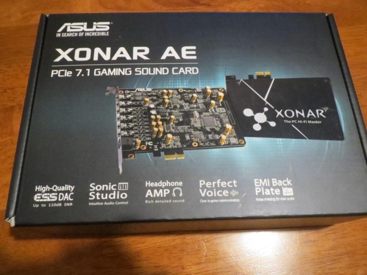 Звуковая карта asus xonar ae pci e