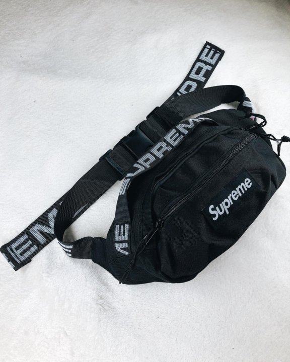 Supreme Waist Bag Black SS'18 – купить 