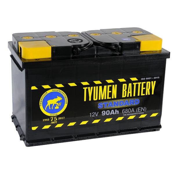 Tyumen battery standard. Батарея аккумуляторная 6ст-90 эм. Батарея Tyumen Battery Standard 6ст-90l. Тюмень стандарт 90 Ач п.п.. Tyumen Battery АКБ 