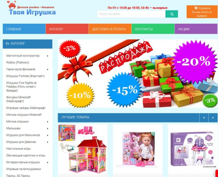 Магазин Игрушек Прибыль