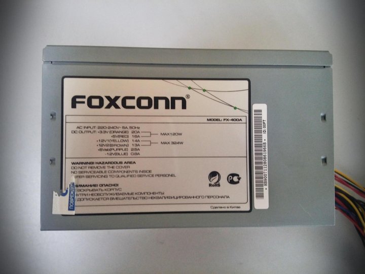 Foxconn fx 400a блок питания схема