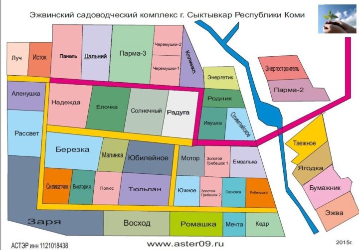 Карта сыктывкар дырносские дачи