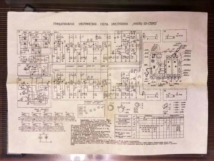 Вега 101 стерео схема электрическая принципиальная электрофон