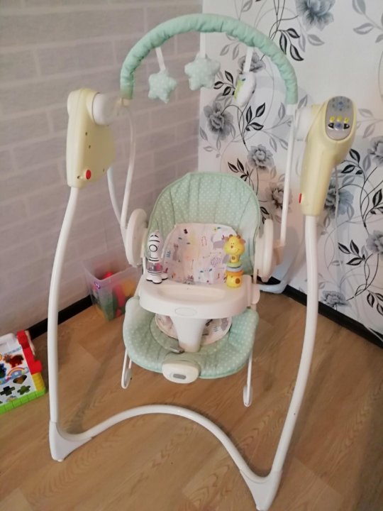 Кресло качалка swing n bounce graco