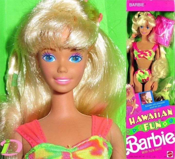 hawaiian fun barbie 1990