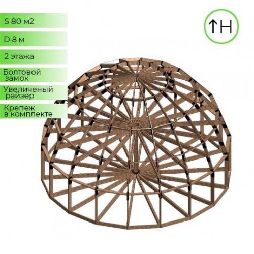 Стратодезический купол каркас чертежи