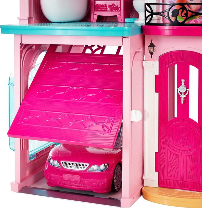Набор игровой для кукол Barbie Дом мечты трехэтажный с лифтом и бассейном