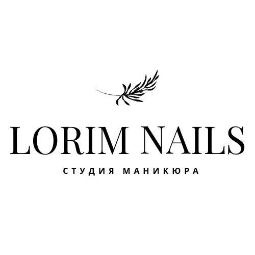 Lorimnails. Lorimnails лого.