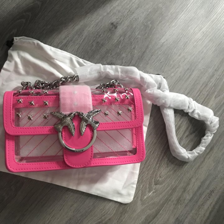 Mini love bag. Сумка Пинко багет.