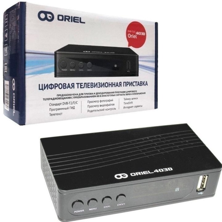 Приставка для цифрового тв. TV-тюнер Oriel 415d. Приставка Oriel 403d. Oriel 415 (DVB-t2/c). Oriel DVB-t2-ресивер 415.