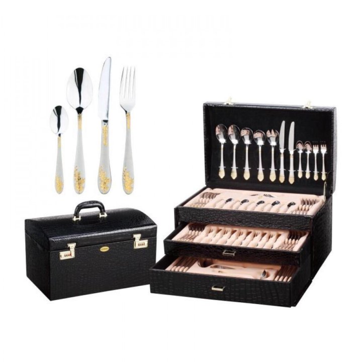Imperia столовые приборы на 12 пер. Z. Gb-7201{pp-126} набор столовых приборов 72 пр в чемодане, версаче. столовый набор 72 предметов. столовые приборы zillinger 72 предмета.
