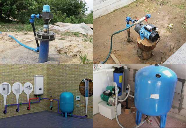 оборудование для водоснабжения загородного дома из скважины