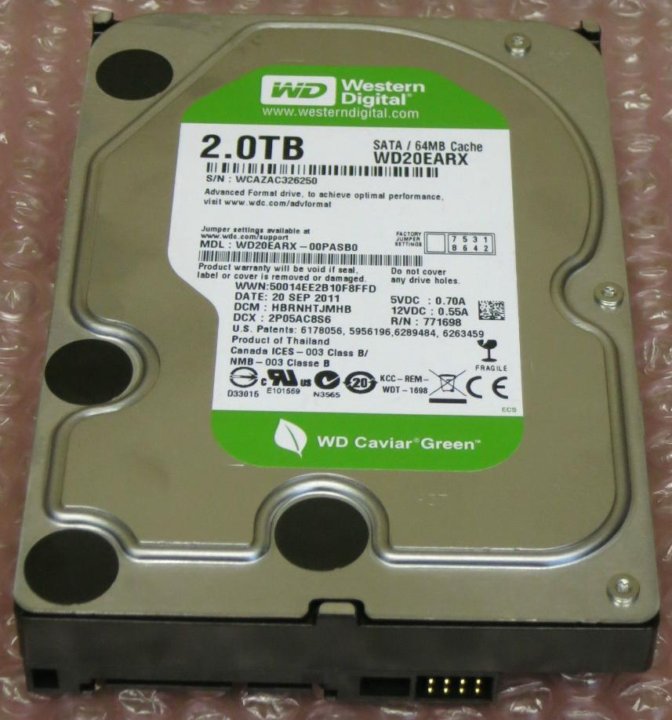 Wd sata 2tb. WDC wd20earx-00pasb0. Wd20ears-00mvwb0. Western Digital wd10earx. Жесткий диск Western Digital WD Caviar Green 2,5 TB.