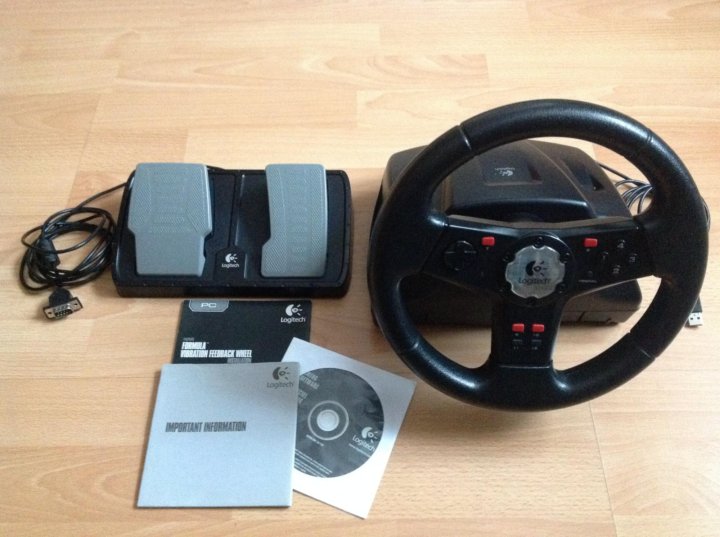 Руль logitech formula vibration feedback wheel. Momo PC-4c.