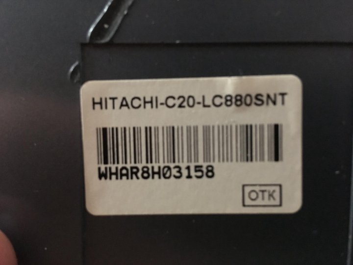 Hitachi c20 lc880snt схема