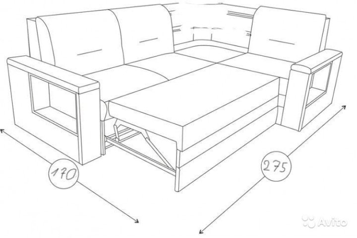 Проект дивана углового