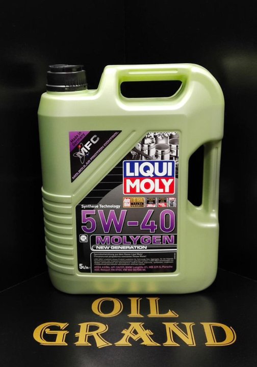 Масло liqui moly 5w40 molygen new generation