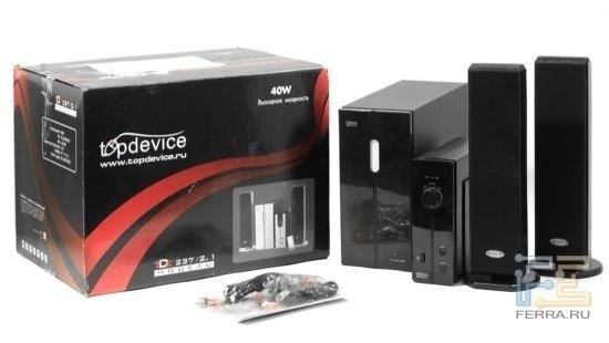 Topdevice телевизор. Колонки 2.1 TOPDEVICE TDE 237. Компьютерная акустика TOPDEVICE TDE 237/2.1. Сабвуфер TDE 237/2.1. TOPDEVICE 2.1 210.