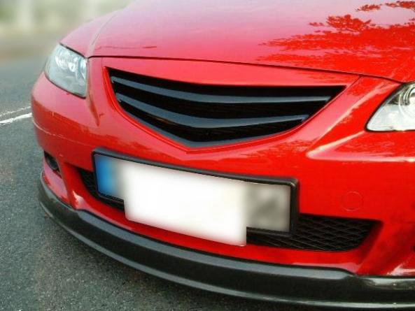 Особенности крепления разных типов решёток на Mazda 6