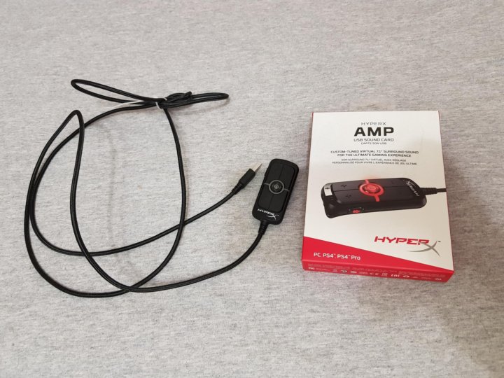 Внешняя звуковая карта hyperx amp