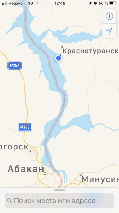 Красноярск краснотуранск карта