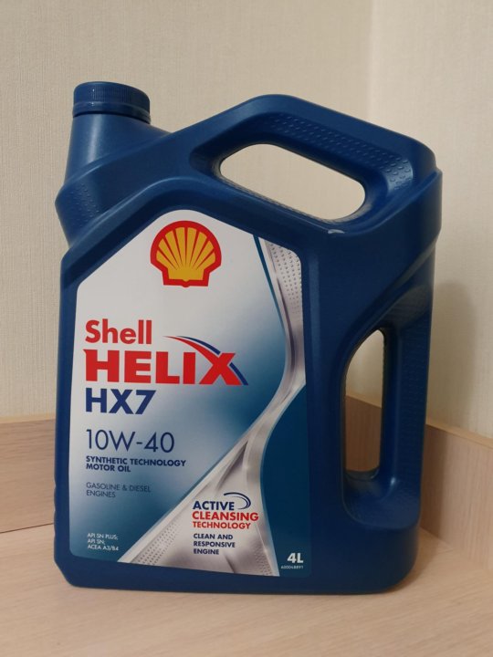 Масло shell hx7 10w 40