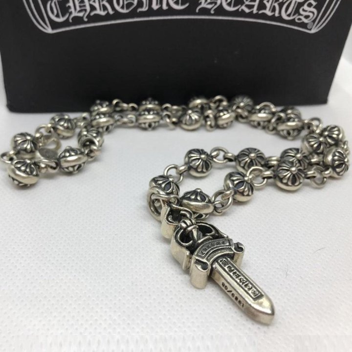 Chrome hearts 22. Цепь Chrome Hearts. Цепочка хром Хартс. Подвеска хром Хартс. Rosary Chrome Hearts цепочка.