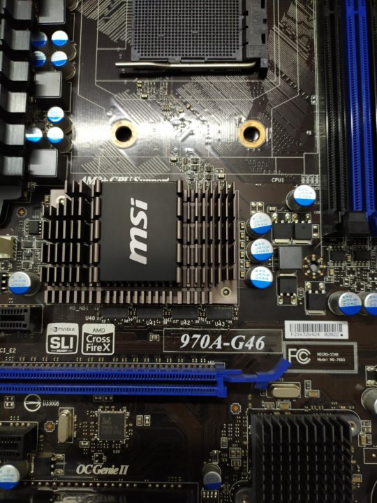 Материнская плата msi 970a g43 нет изображения