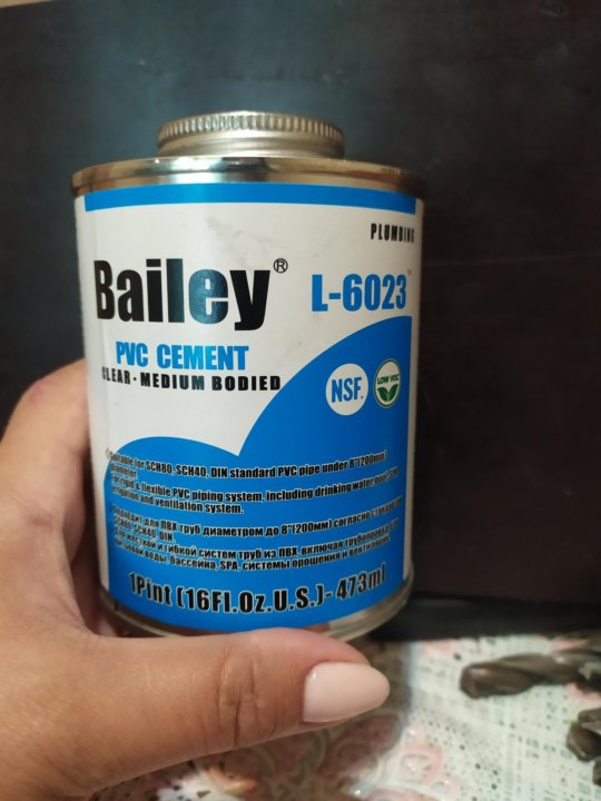 Клей для труб пвх bailey