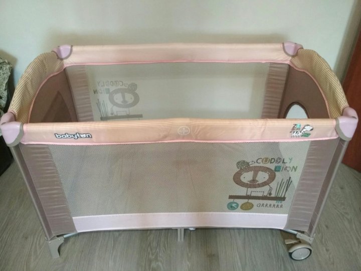 Babyton pink манеж кровать