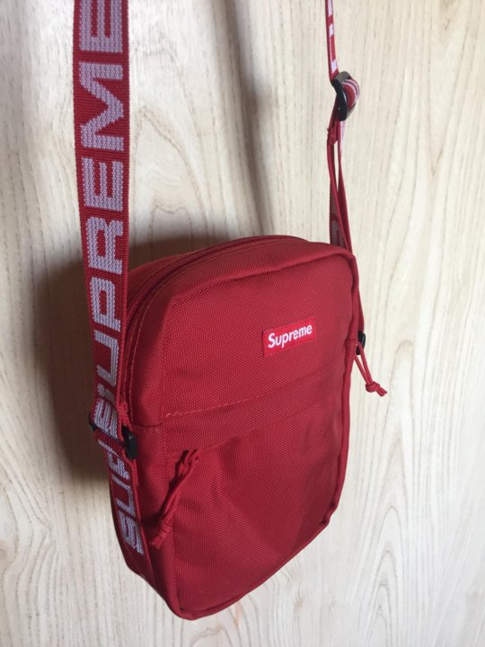 supreme shoulder bag ss18 red