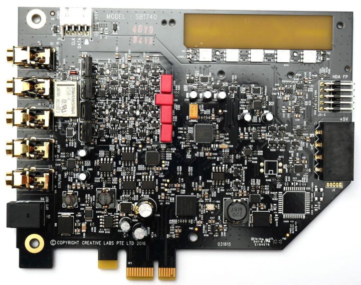 Звуковая карта creative sound blaster ae 5 plus обзор