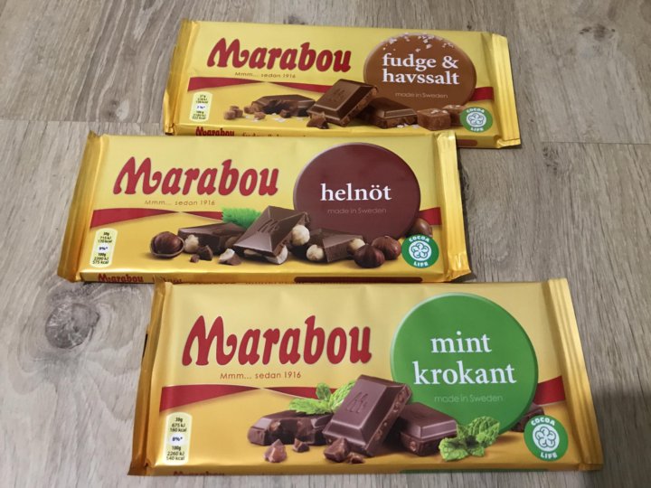 Финский шоколад Marabou