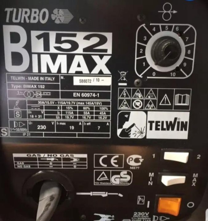 Схема bimax 152 telwin