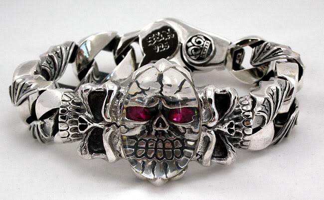 Geek skull bracelet