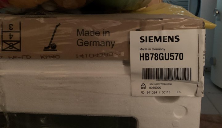 Духовой шкаф siemens hb78gu570