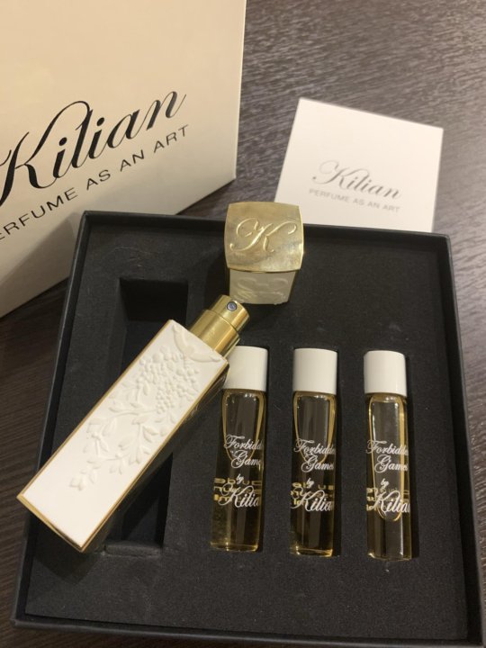 Forbidden games. Запретные игры Киллиан. Киллиан Форбиден геймс. Kilian Forbidden games Set (4* EDP 7.5 ml Spray). Тестер рефил Kilian Gold girl старый дизайн.