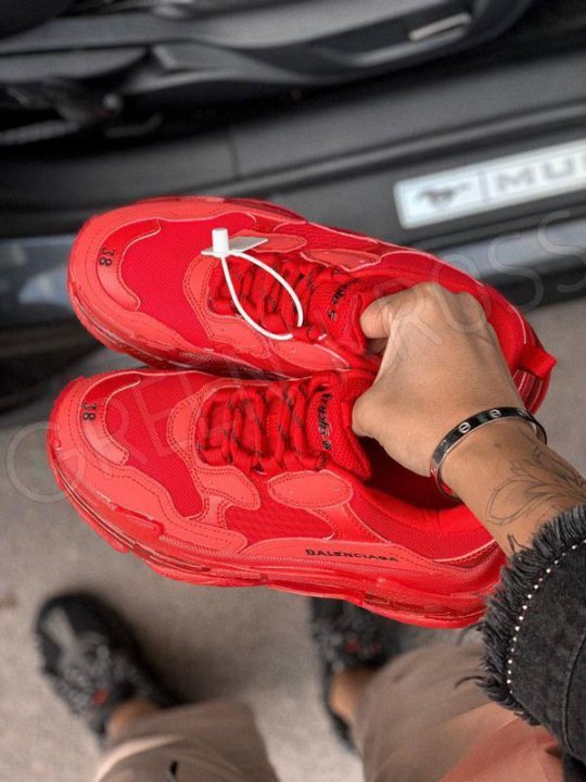 Balenciaga Triple s Red красные