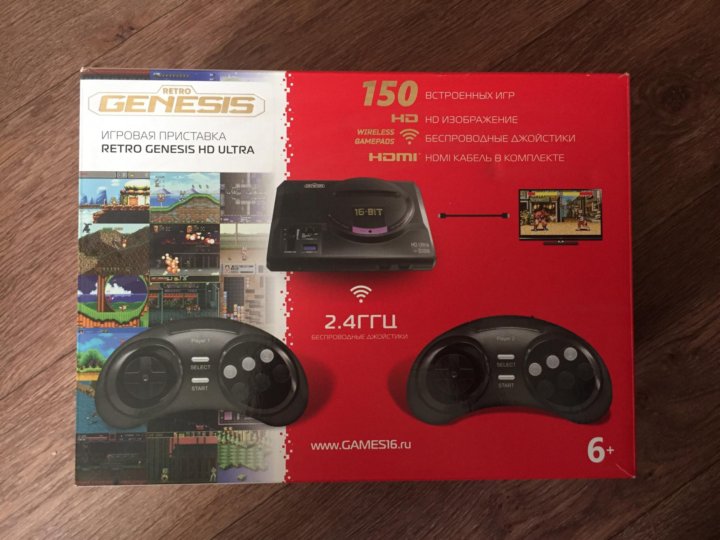 Retro Genesis 16 bit 150 игр. Игровая приставка 4 HDMI SD Sega.