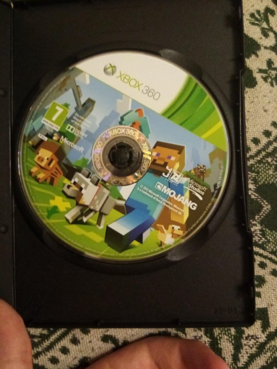 Minecraft диск xbox