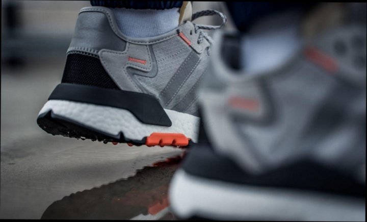 Adidas Nite Jogger Grey Orange