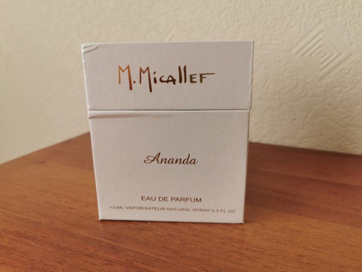 Ml original. Мини-тестер m.Micallef "Ananda pour femme" 62 ml Dubai Duty free.