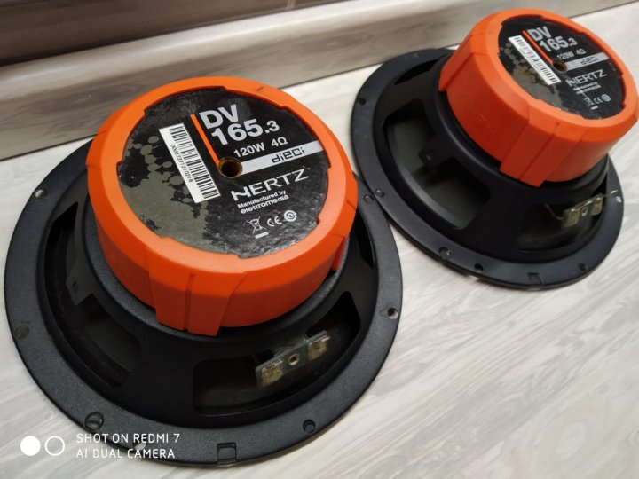 3. Hertz 165 оранжевые. 3. 3. Колонки герц 16.