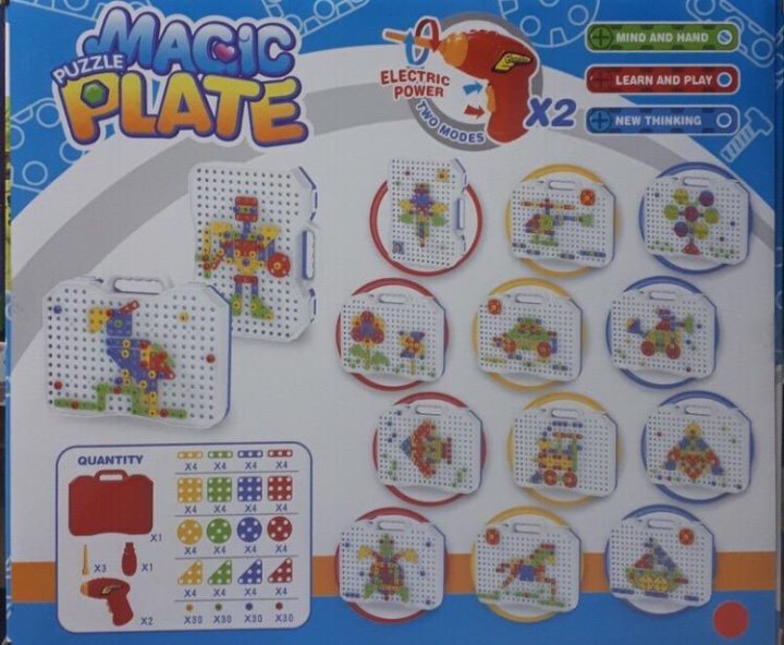 Magic plate puzzle схемы