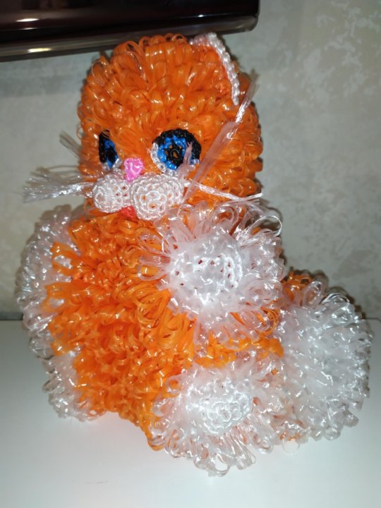 Котик мочалка