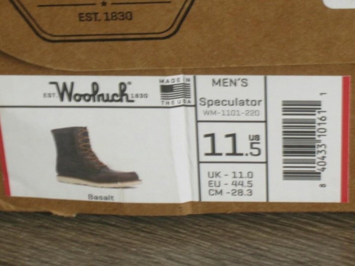 Woolrich speculator clearance boot