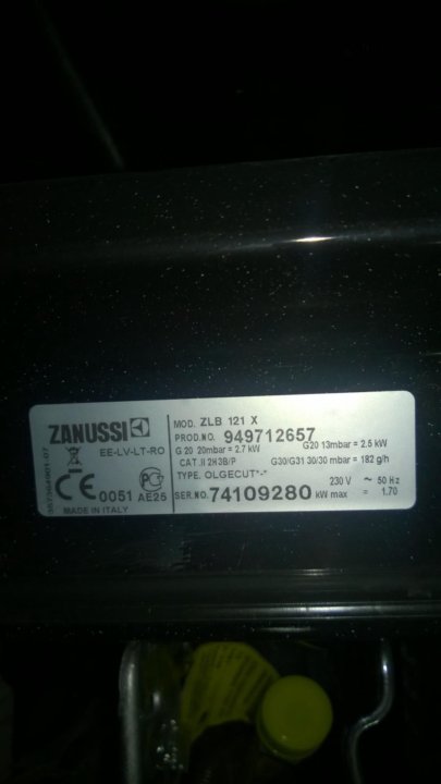 Zanussi zlb 121 x духовой шкаф