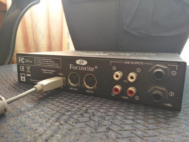 Внешняя звуковая карта focusrite saffire 6 usb